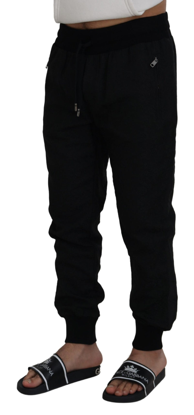 Pantalon de jogger noir élégant pour l'homme moderne