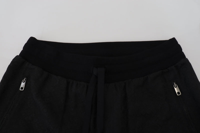 Elegante schwarze Joggerhose für den modernen Mann