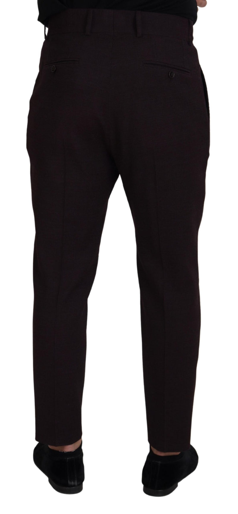 Elegante braune Baumwollmischhose