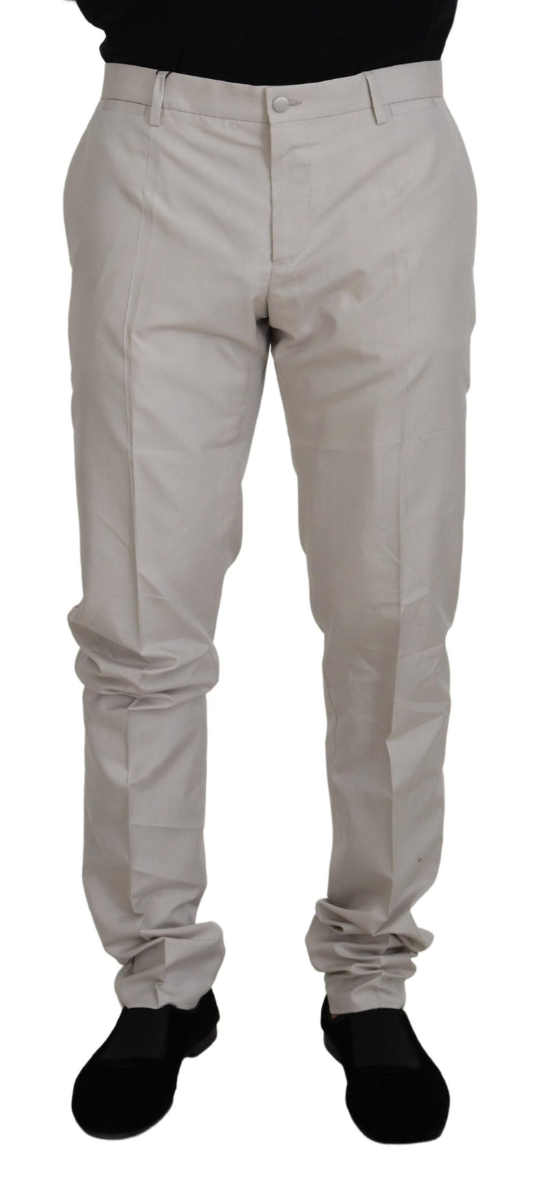 Pantalon de mélange de soie blanche élégante