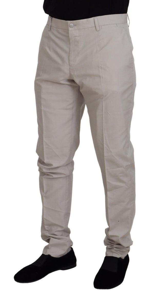 Pantalon de mélange de soie blanche élégante