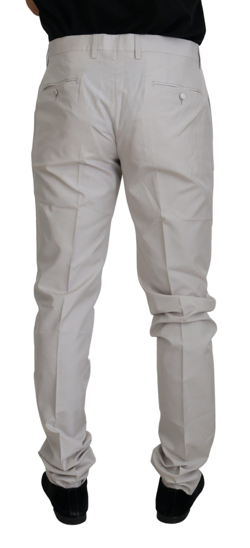 Pantalon de mélange de soie blanche élégante