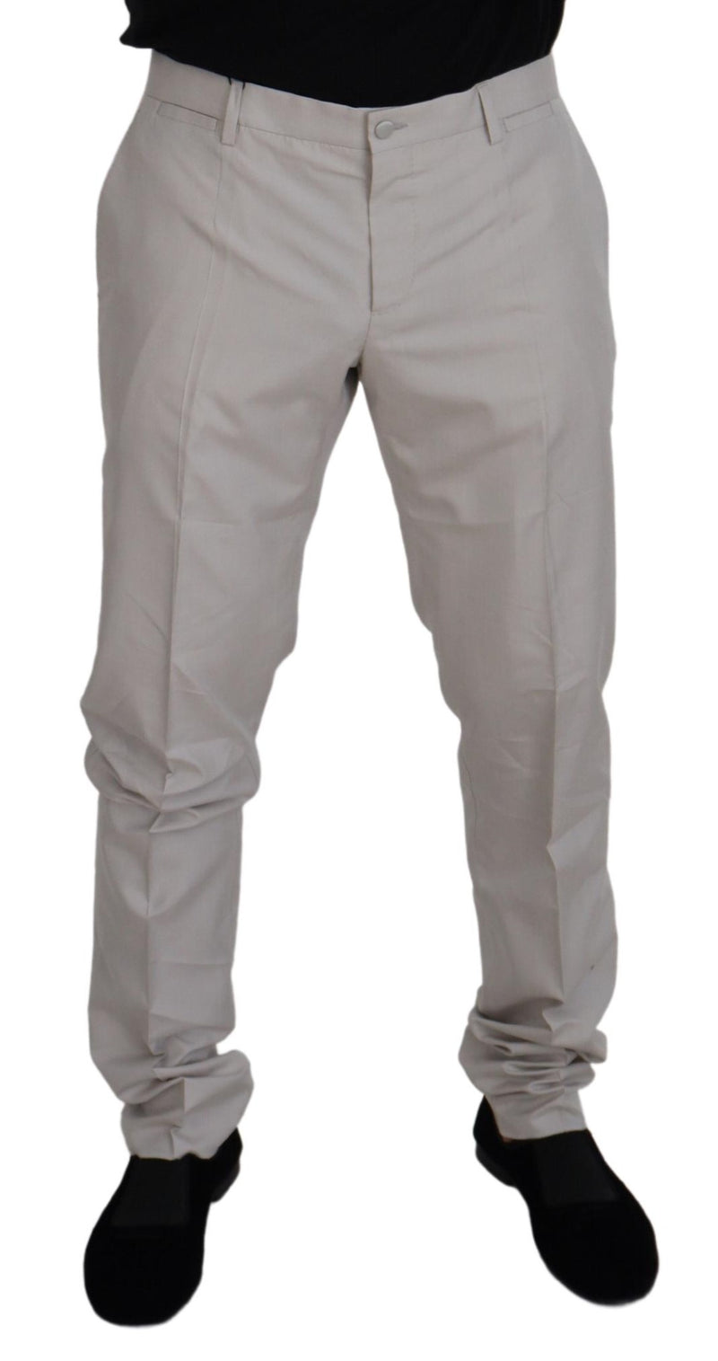 Pantalon de mélange de soie blanche élégante