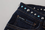 Jeans in denim opulenza costellati