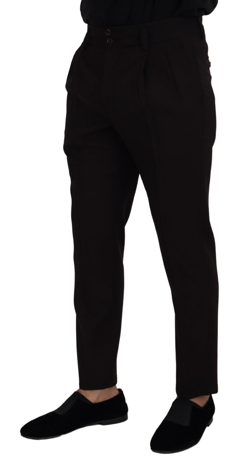 Elegante schwarze Jungfrau Wollhose