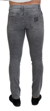 Chic Grey gewaschene Jeanshosen