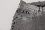 Chic Grey gewaschene Jeanshosen