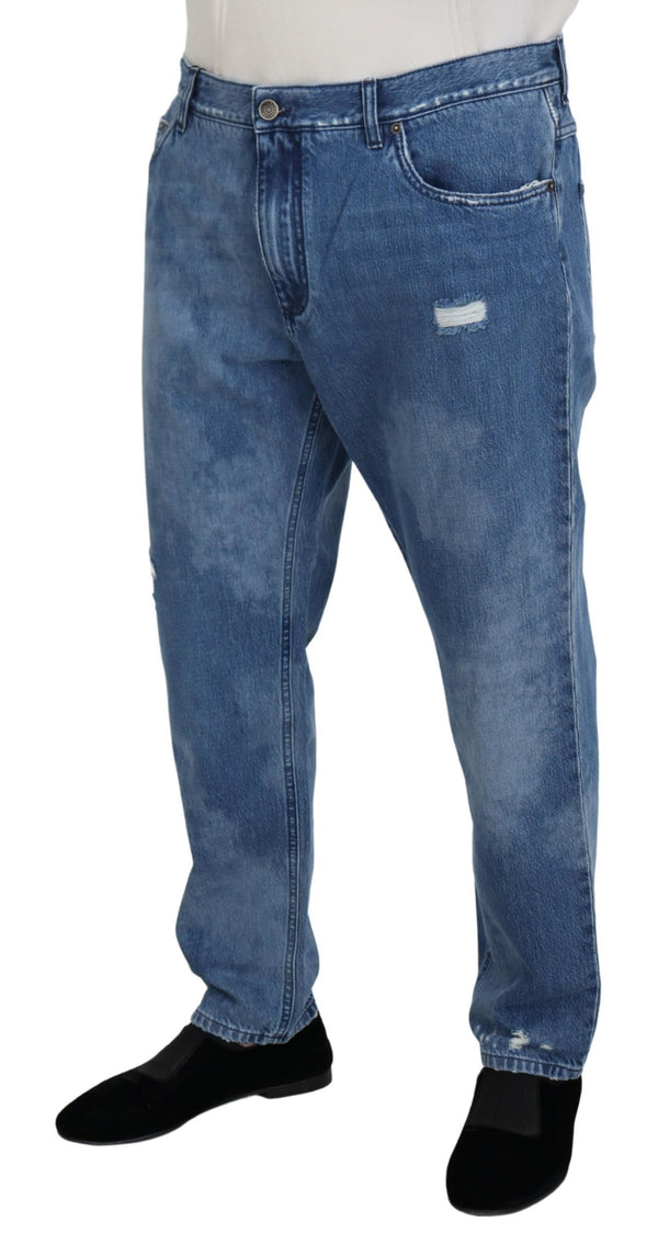 Pantalon en jean italien d'élite