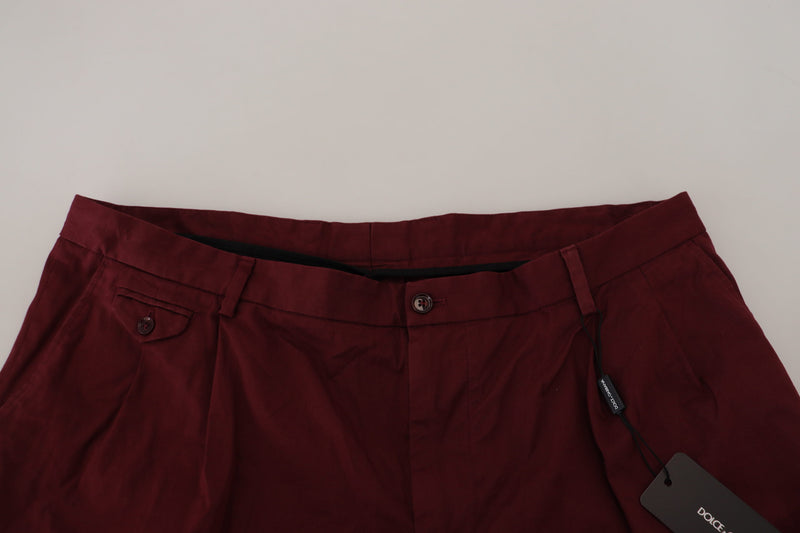 Shorts de mélange en coton marron élégant