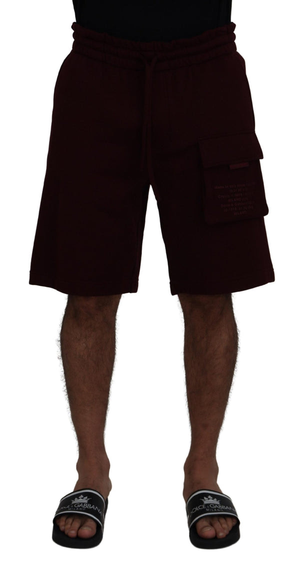 Short sur mesure marron élégant