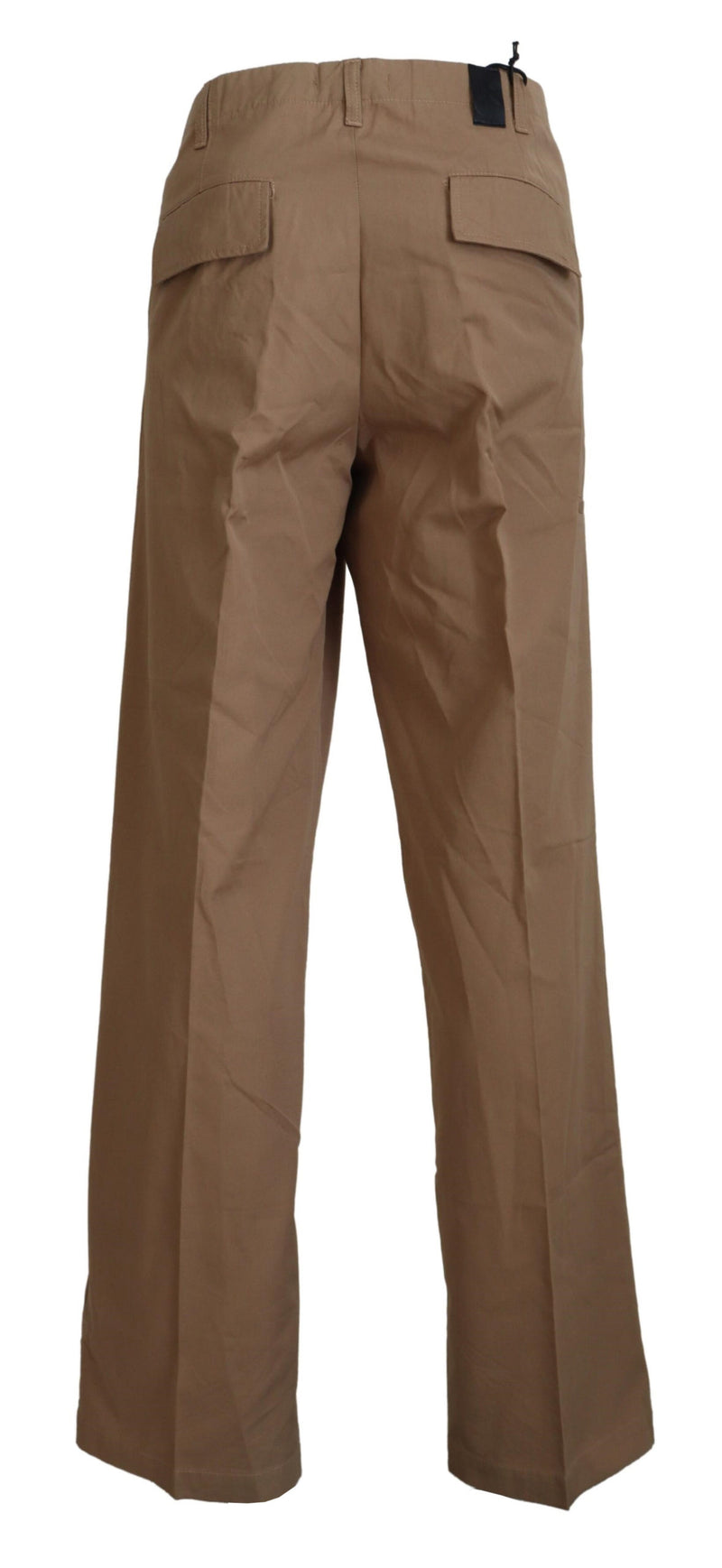 Elegante braune gerade fit Chino