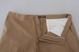 Elegante braune gerade fit Chino