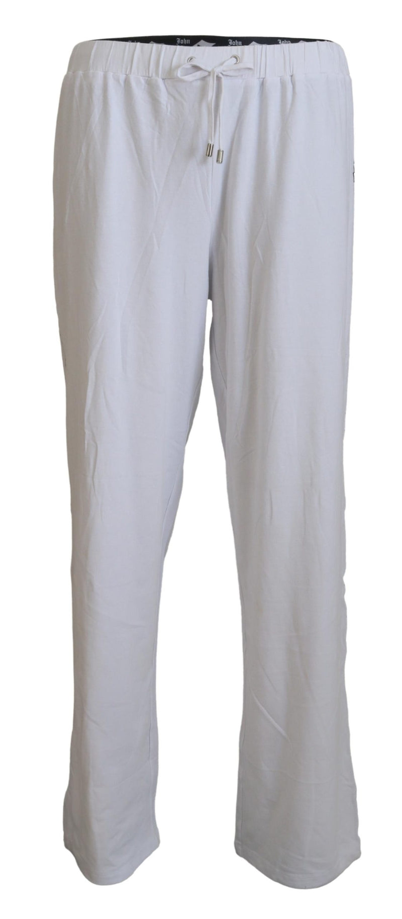 Pantalon de coton à jambe large élégante