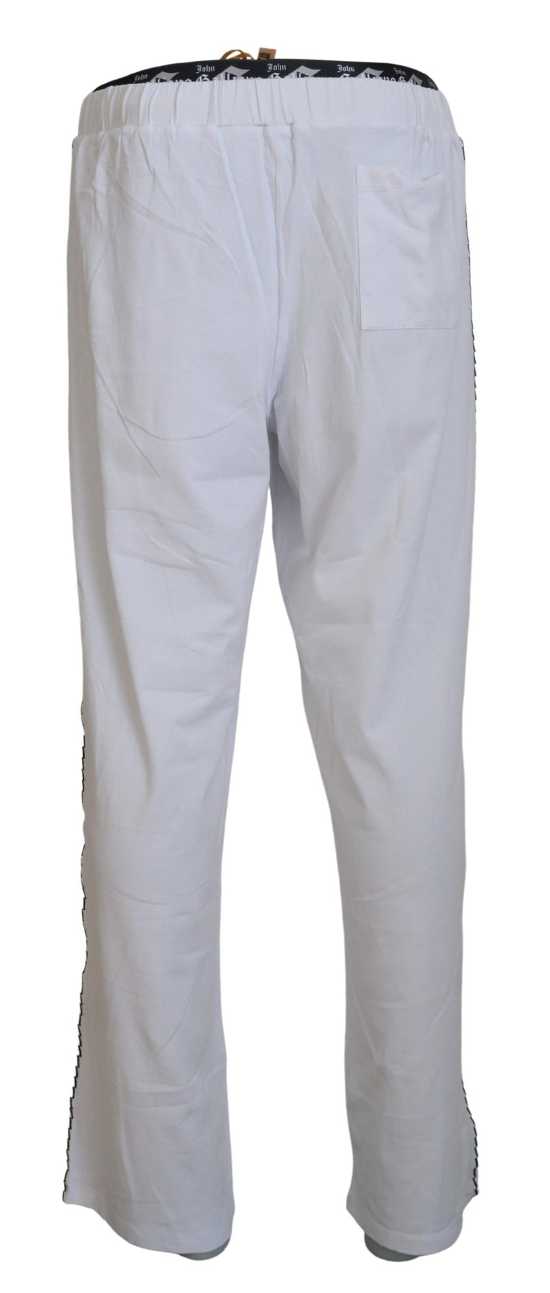 Pantalon de coton à jambe large élégante