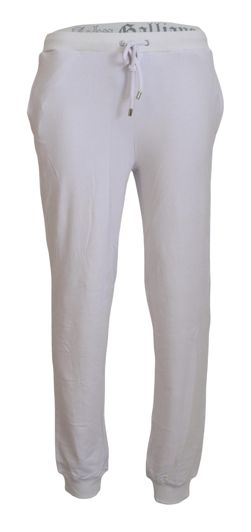 Pantalones de corredores blancos elegantes - elegancia casual