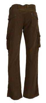 Pantaloni da carico marrone chic marrone