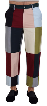 Superbe pantalon patchwork multicolore