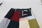 Superbe pantalon patchwork multicolore