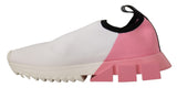 Elegant Sorrento Slip-on-Sneaker in Weiß & Pink