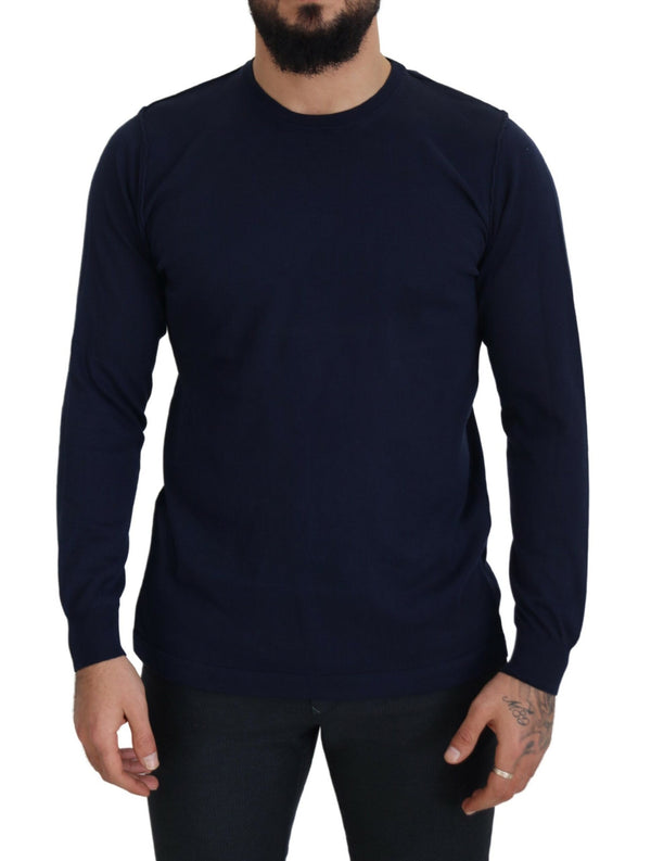 Authentischer Crewneck Blue Pullover Pullover