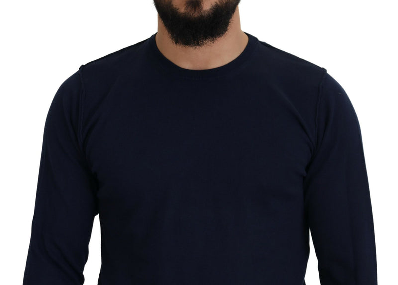 Authentischer Crewneck Blue Pullover Pullover