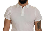 T-shirt de polo en coton blanc élégant