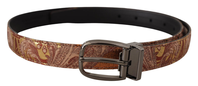 Ceinture de signature en cuir multicolore