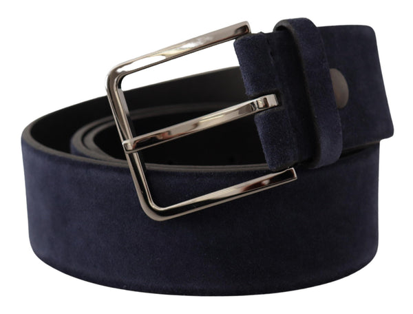 Cintura in pelle di velluto di eleganza blu navy