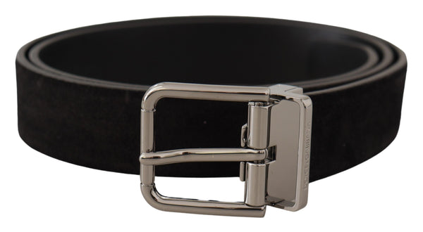 Ceinture de grenouille en cuir noir élégant