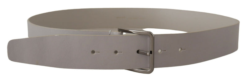 Ceinture en cuir blanc élégant