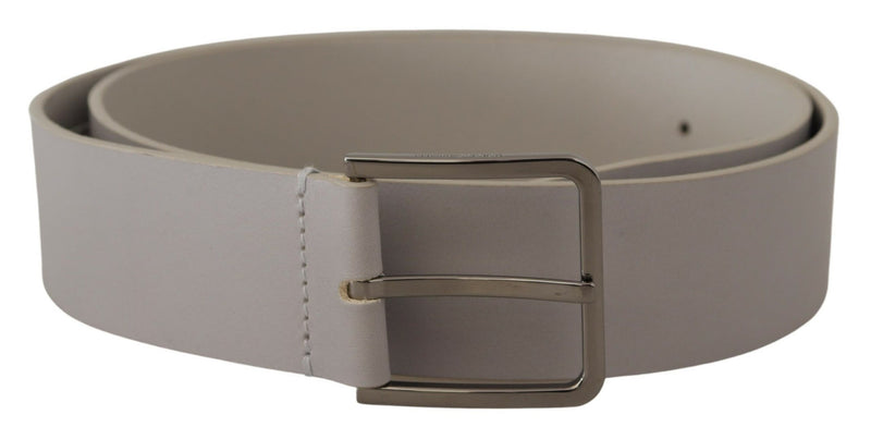 Ceinture en cuir blanc élégant