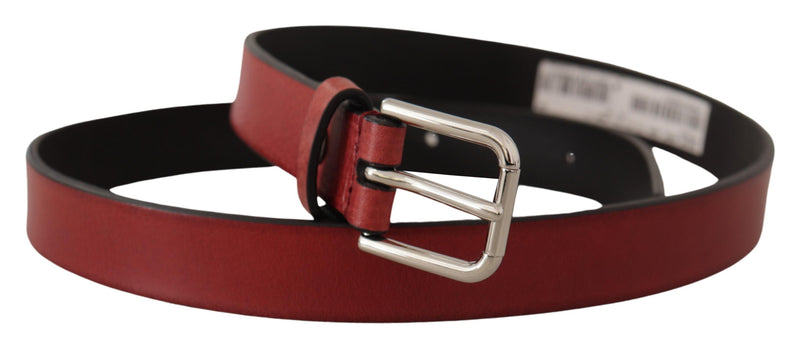 Ceinture en cuir italienne marron élégante