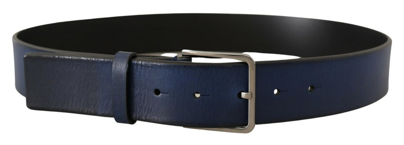 Ceinture en cuir italienne élégante en bleu