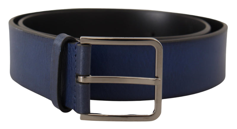 Ceinture en cuir italienne élégante en bleu