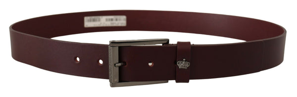 Ceinture de créateurs en cuir marron élégant