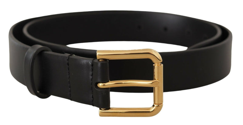 Ceinture en cuir élégante avec boucle en métal