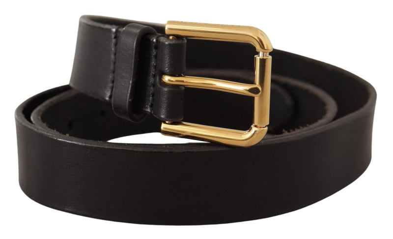 Ceinture en cuir élégante avec boucle en métal