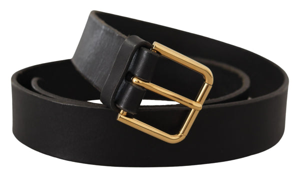 Ceinture en cuir élégante avec boucle en métal