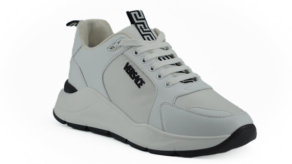 Sneaker eleganti in pelle di vitello bianco