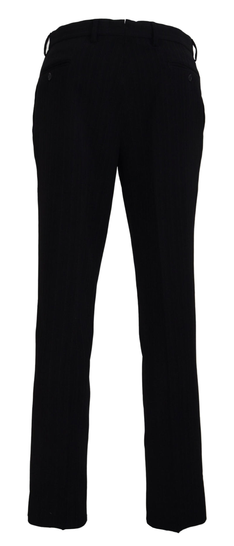 Elegante schwarze italienische Designerhose