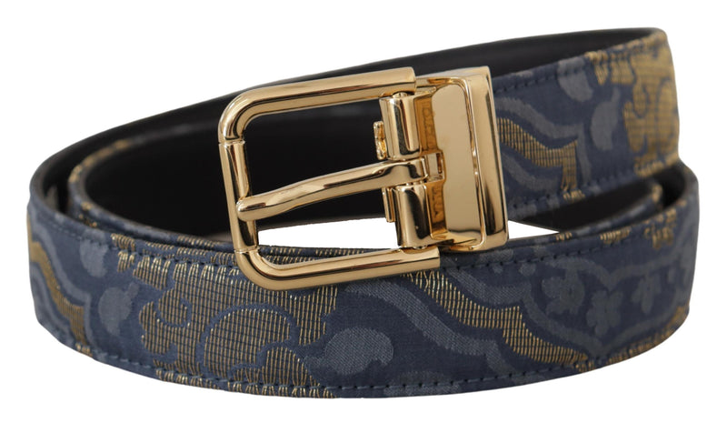 Ceinture en cuir bleu marine élégant