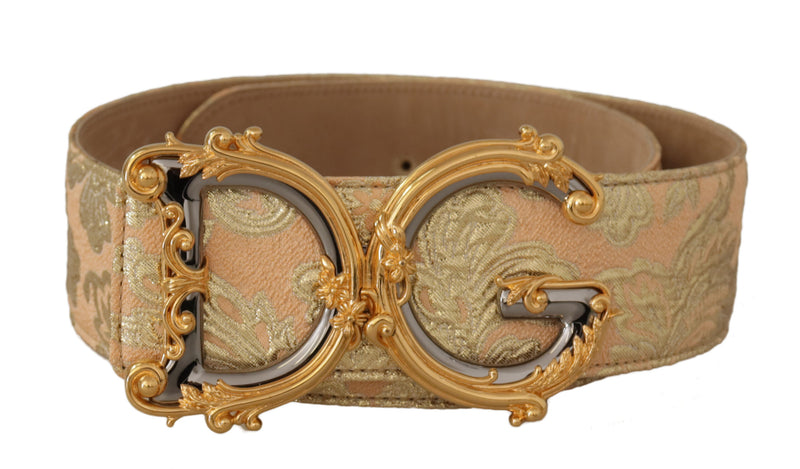 Elegant Leather Belt with Logo Buckle