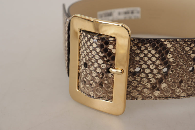 Ceinture en cuir élégante avec boucle gravée