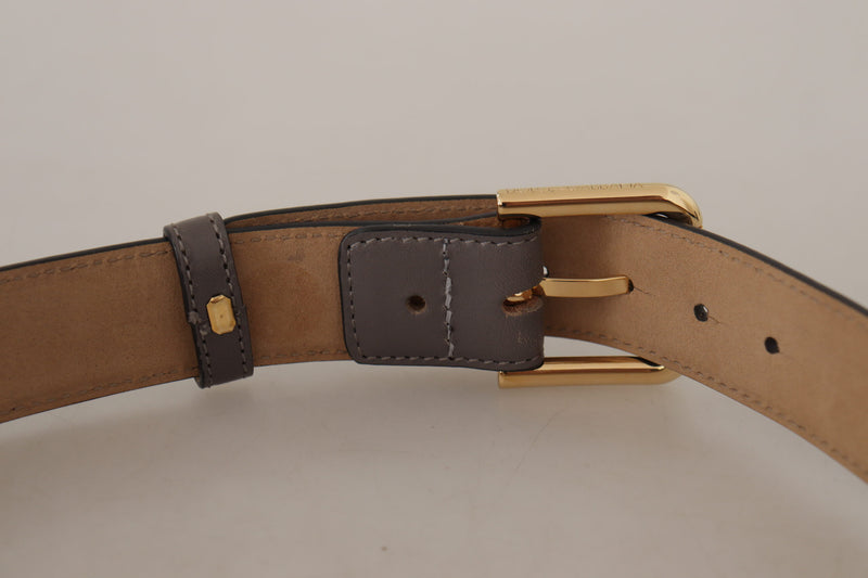 Ceinture élégante en cuir de boucle gravée