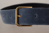 Ceinture de concepteur en velours de la marine élégante