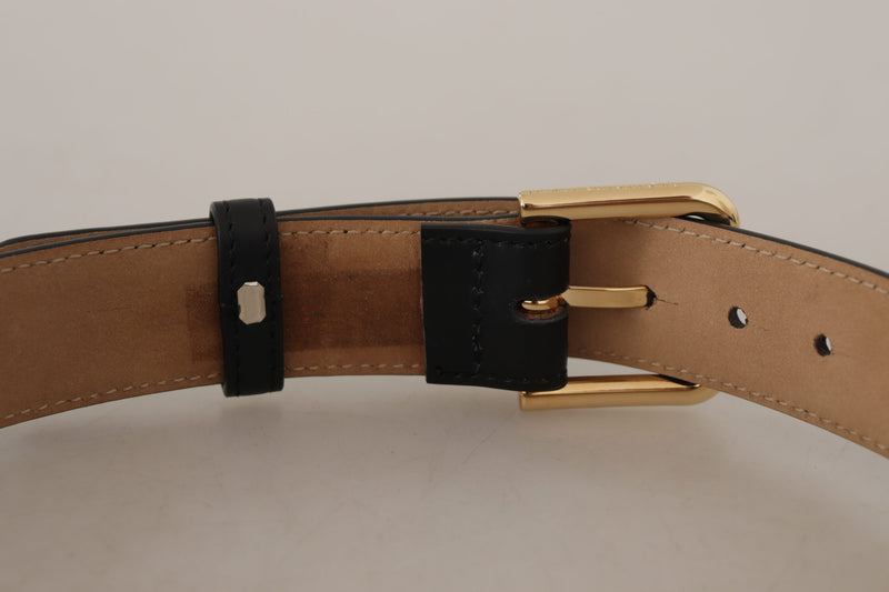 Ceinture en cuir élégante avec boucle de logo