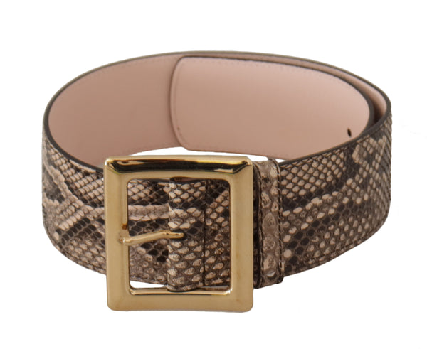 Ceinture en cuir élégante avec boucle de logo