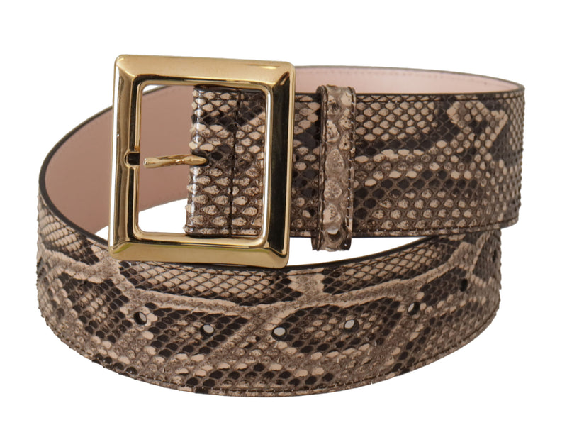 Ceinture en cuir élégante avec boucle de logo