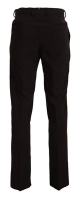 Elegantes pantalones marrones italianos para hombres