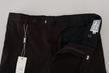 Elegante braune italienische Kleiderhose